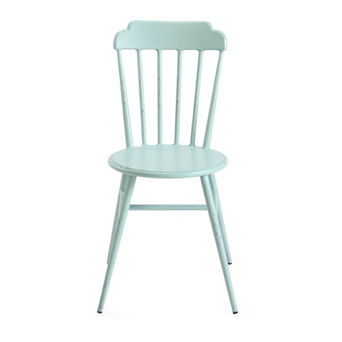 Aluminium Windsor Dinning Chair Retro Blue Set of 2