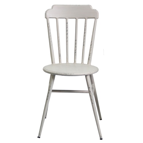 Aluminium Windsor Dinning Chair Retro White Set of 2