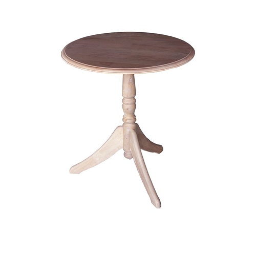 Wash White Round Table