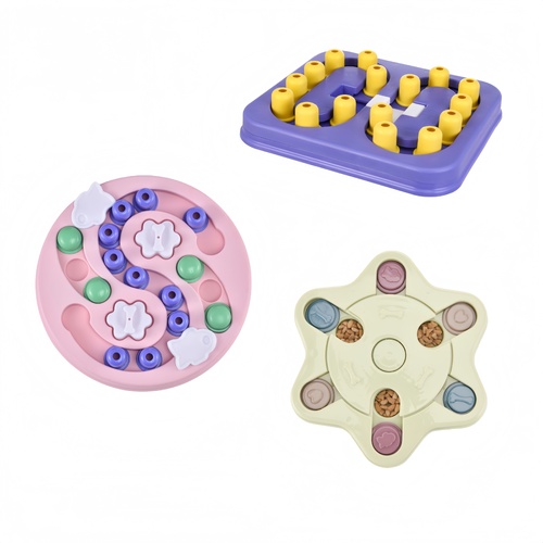 YES4PETS Dog Interactive Slide Toy Fun Paw Pet Puppy Smart Training Treat Hiding Game Toys Slow Feed Anti Gulp