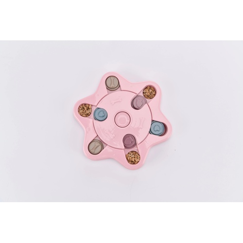 YES4PETS Dog Interactive Slide Hexa Toy Fun Pet Puppy Smart Training Treat Hiding Game Toys Slow Feed Anti Gulp