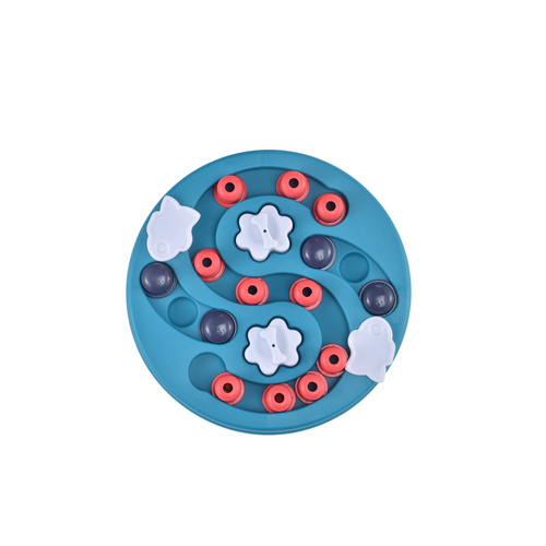 YES4PETS Dog Interactive Slide Round Toy Fun Pet Puppy Smart Training Treat Hiding Game Toys Slow Feed Anti Gulp