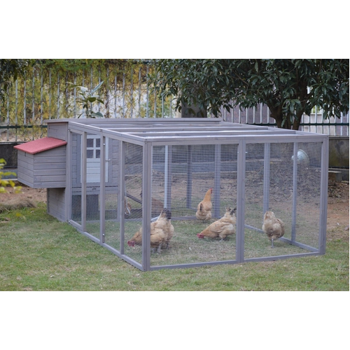 YES4PETS XXL Chicken Coop Rabbit Hutch Ferret Cat Kitten Cage Hen Chook House With Run